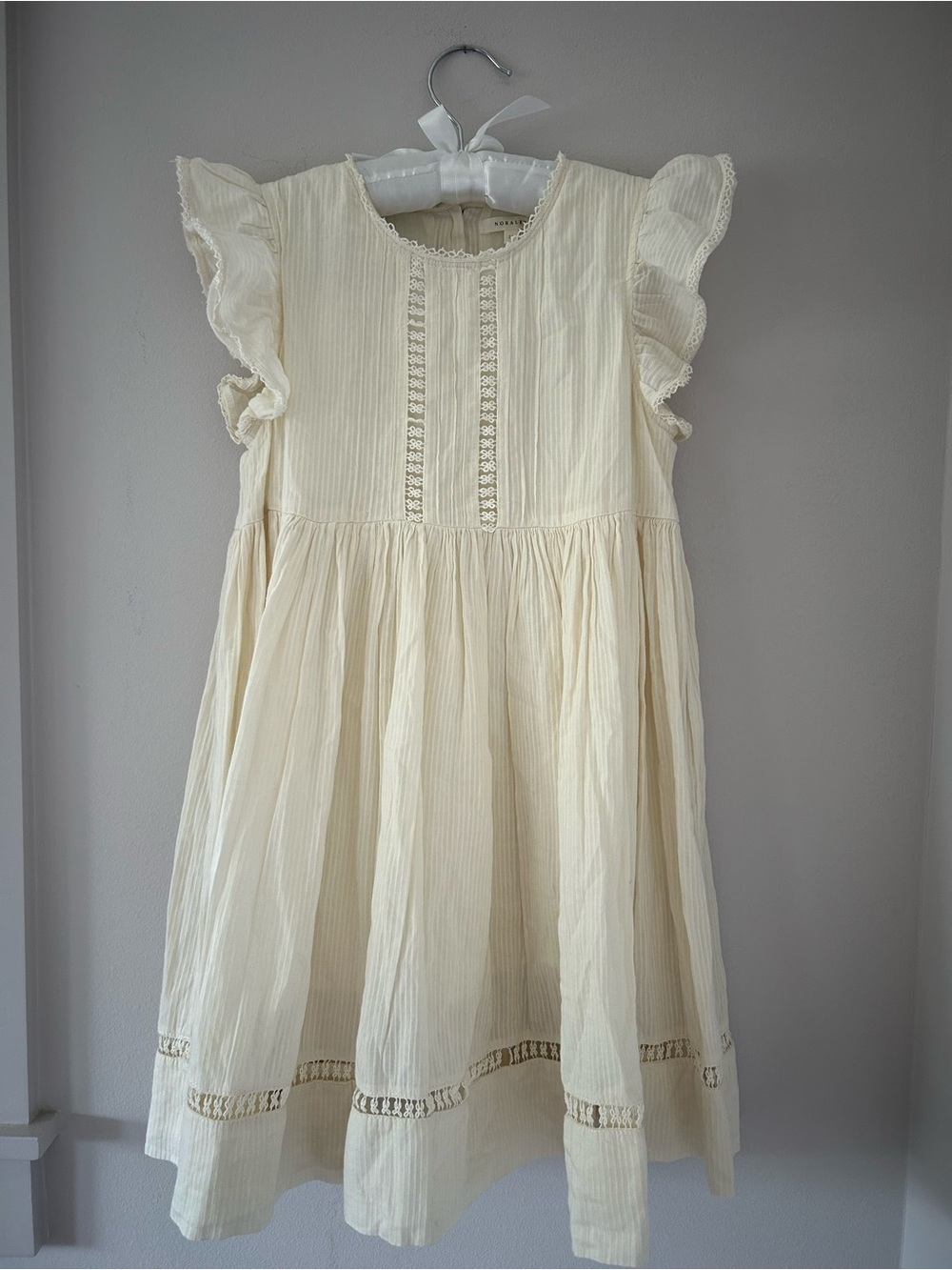 Noralee Isla Dress in Ivory Girls Size 10